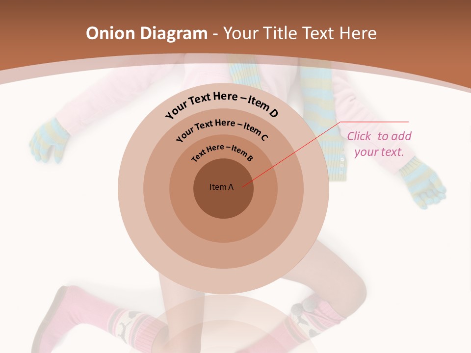 Person Stripes Young PowerPoint Template