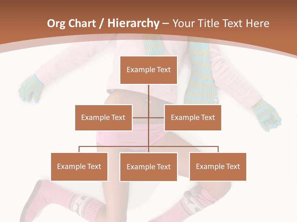 Person Stripes Young PowerPoint Template