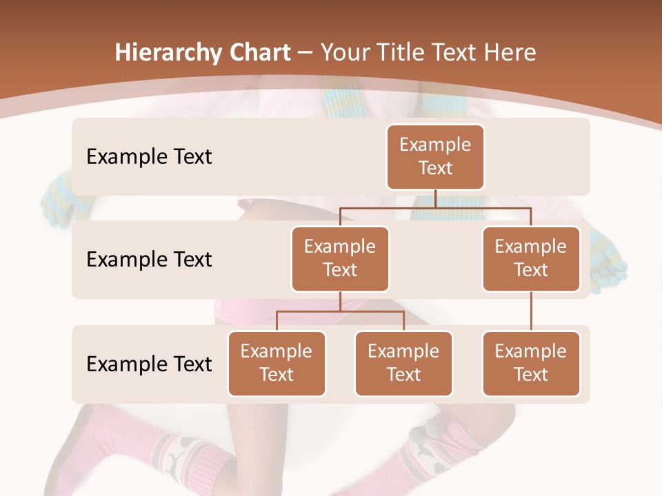 Person Stripes Young PowerPoint Template