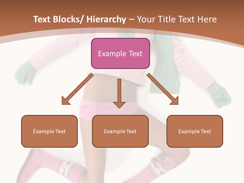Person Stripes Young PowerPoint Template