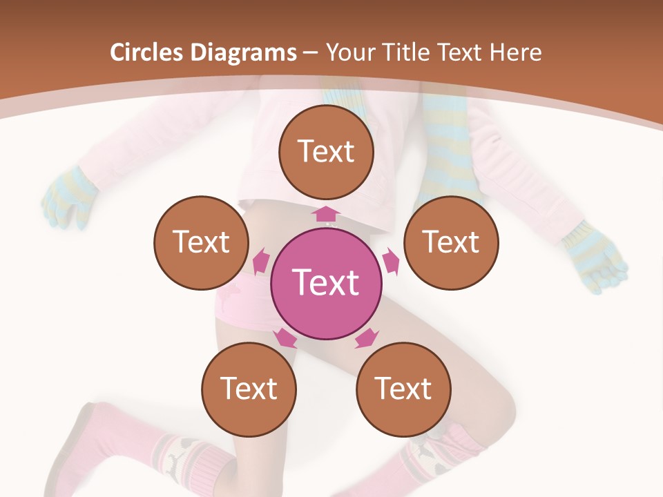 Person Stripes Young PowerPoint Template