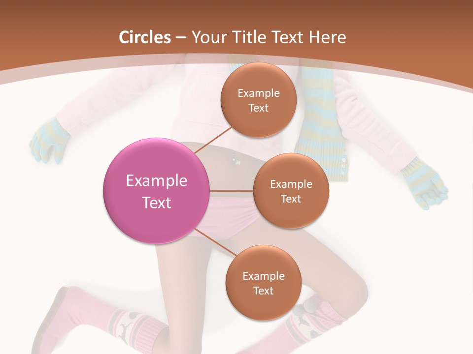 Person Stripes Young PowerPoint Template