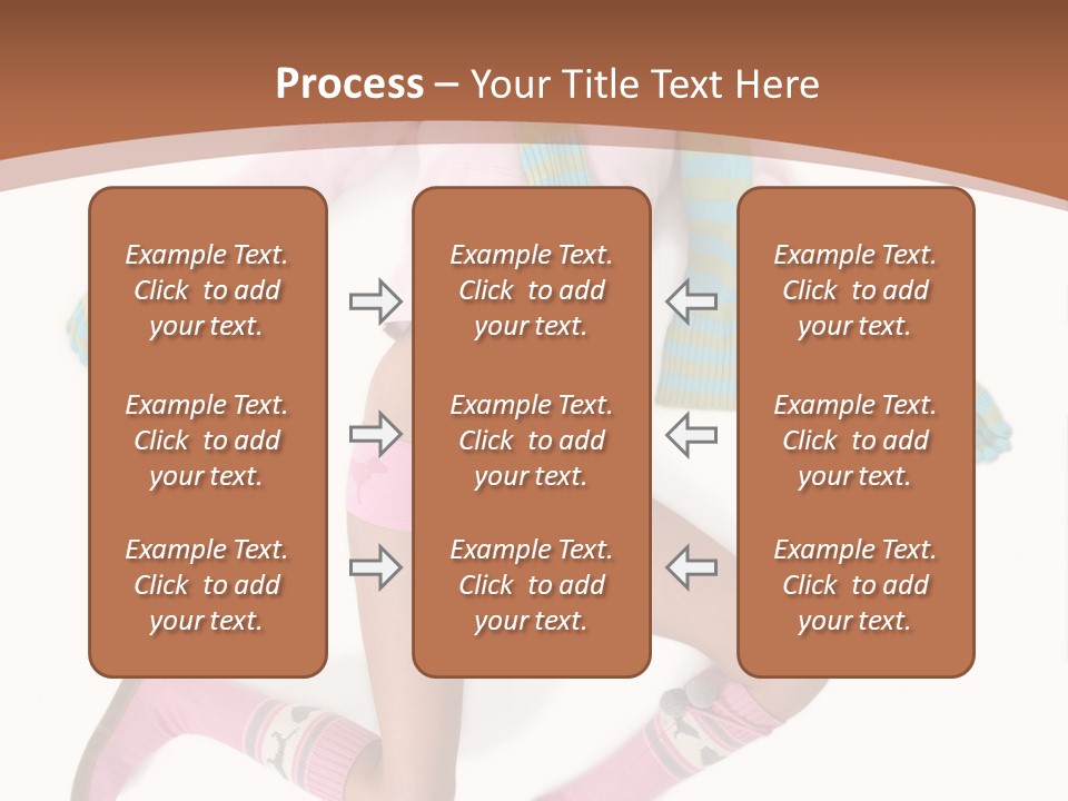 Person Stripes Young PowerPoint Template