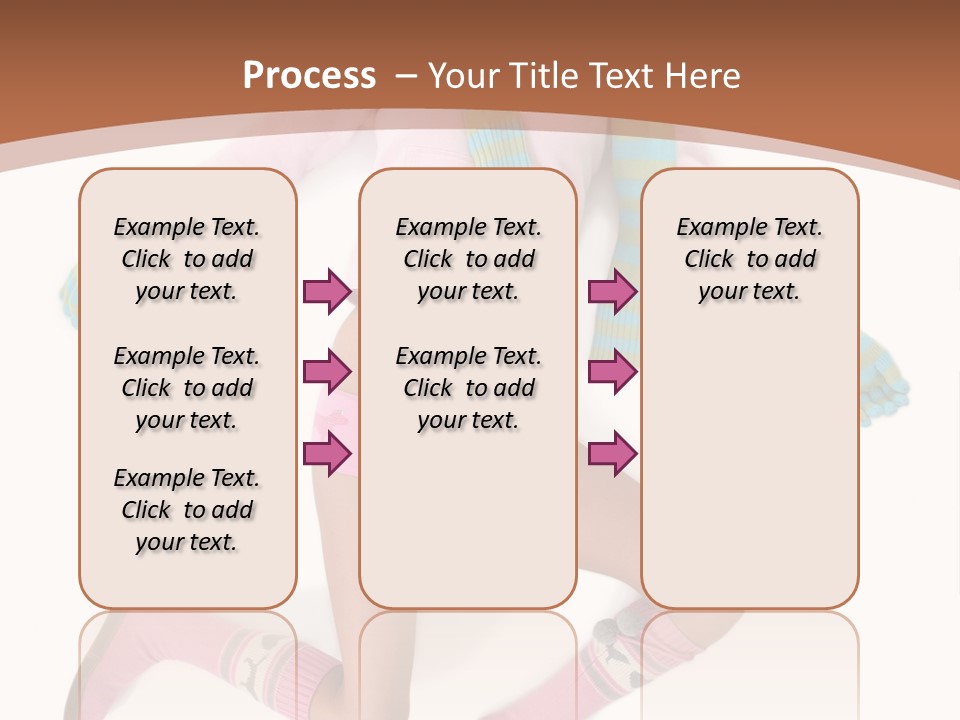 Person Stripes Young PowerPoint Template