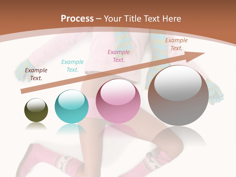 Person Stripes Young PowerPoint Template