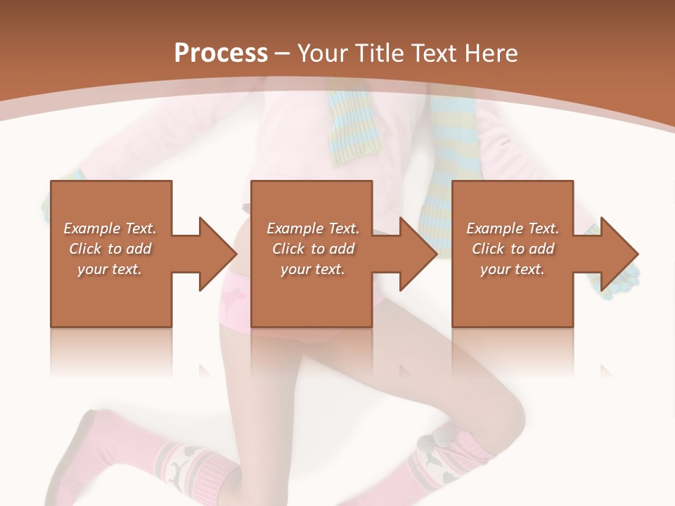 Person Stripes Young PowerPoint Template