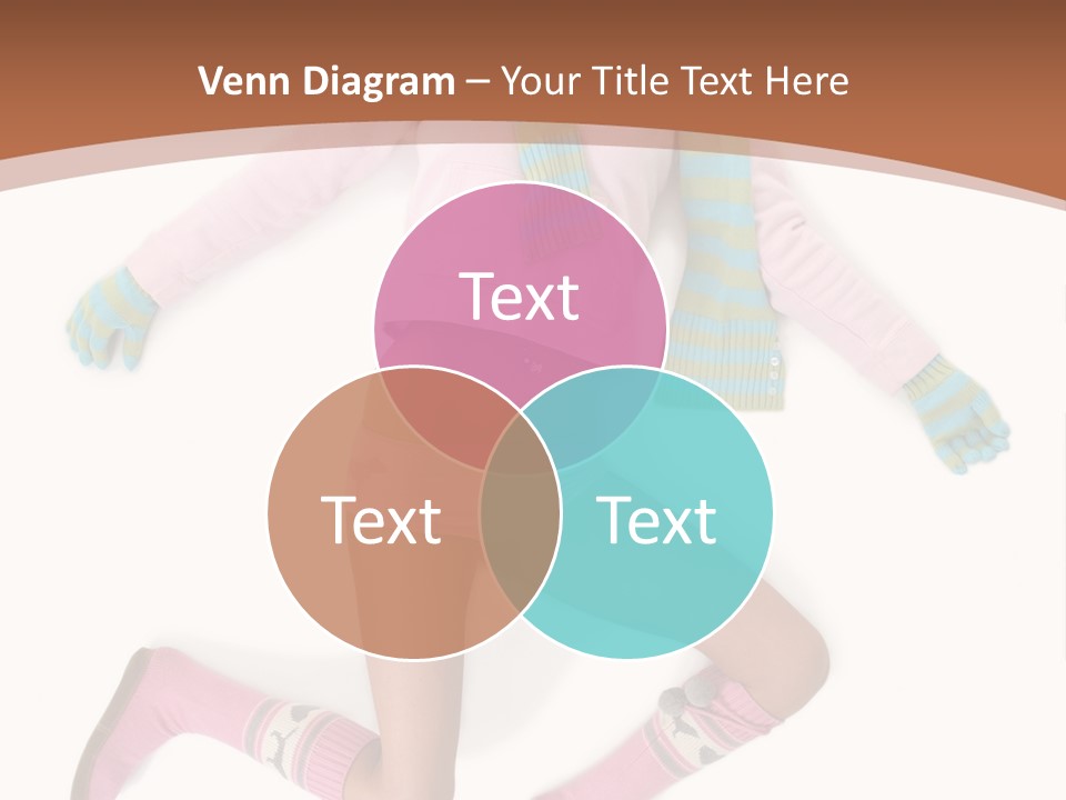 Person Stripes Young PowerPoint Template