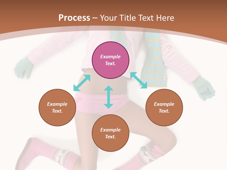 Person Stripes Young PowerPoint Template