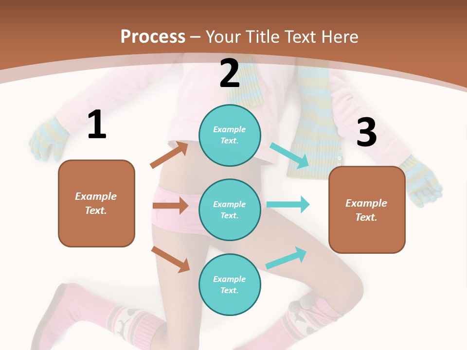 Person Stripes Young PowerPoint Template