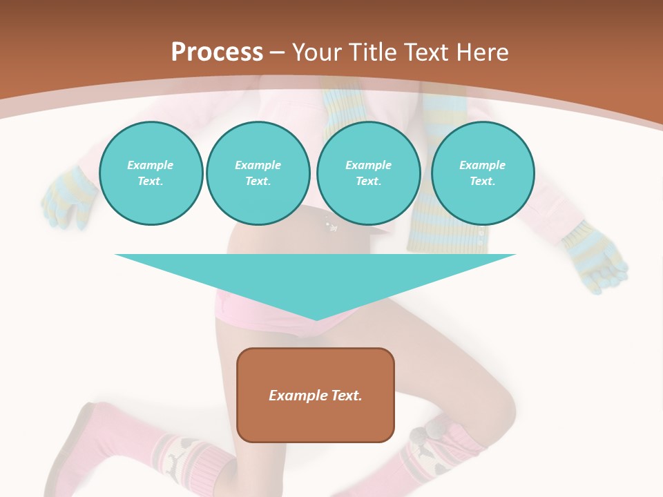 Person Stripes Young PowerPoint Template