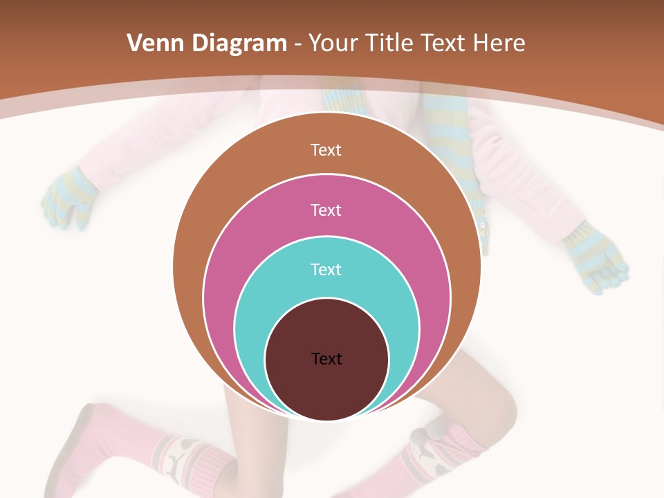 Person Stripes Young PowerPoint Template