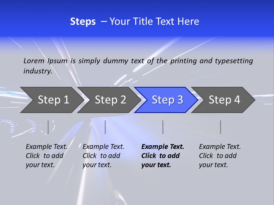 Movement Speed Curve PowerPoint Template