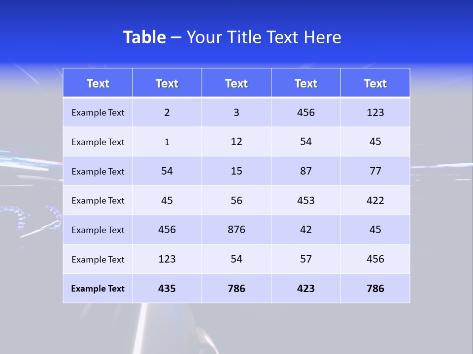 Movement Speed Curve PowerPoint Template