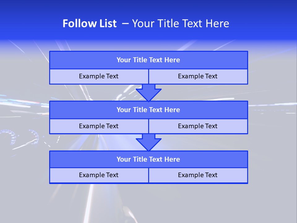 Movement Speed Curve PowerPoint Template