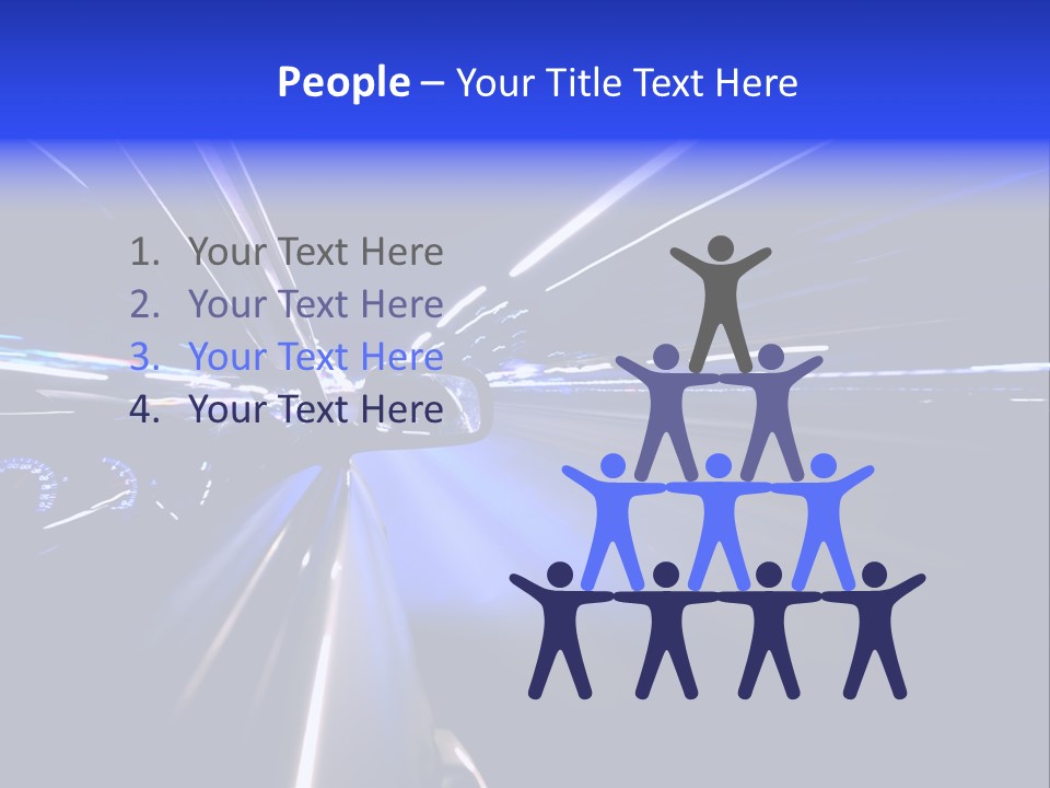 Movement Speed Curve PowerPoint Template