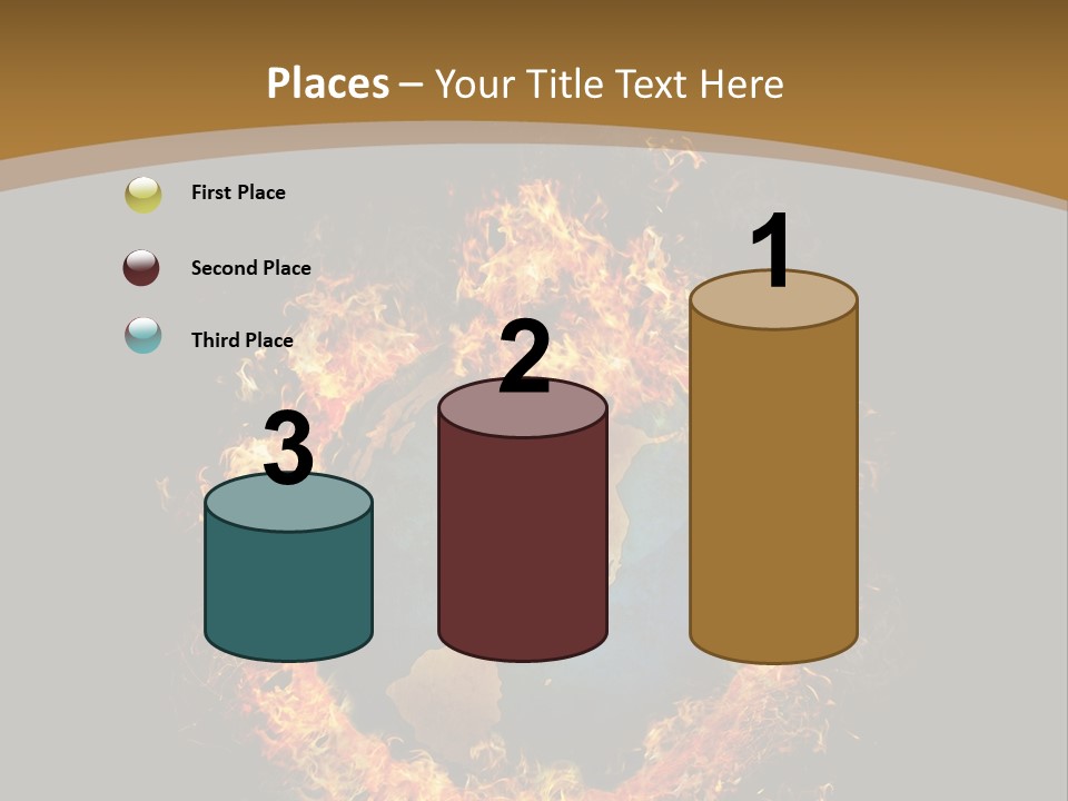 Stomach Happy Lost PowerPoint Template