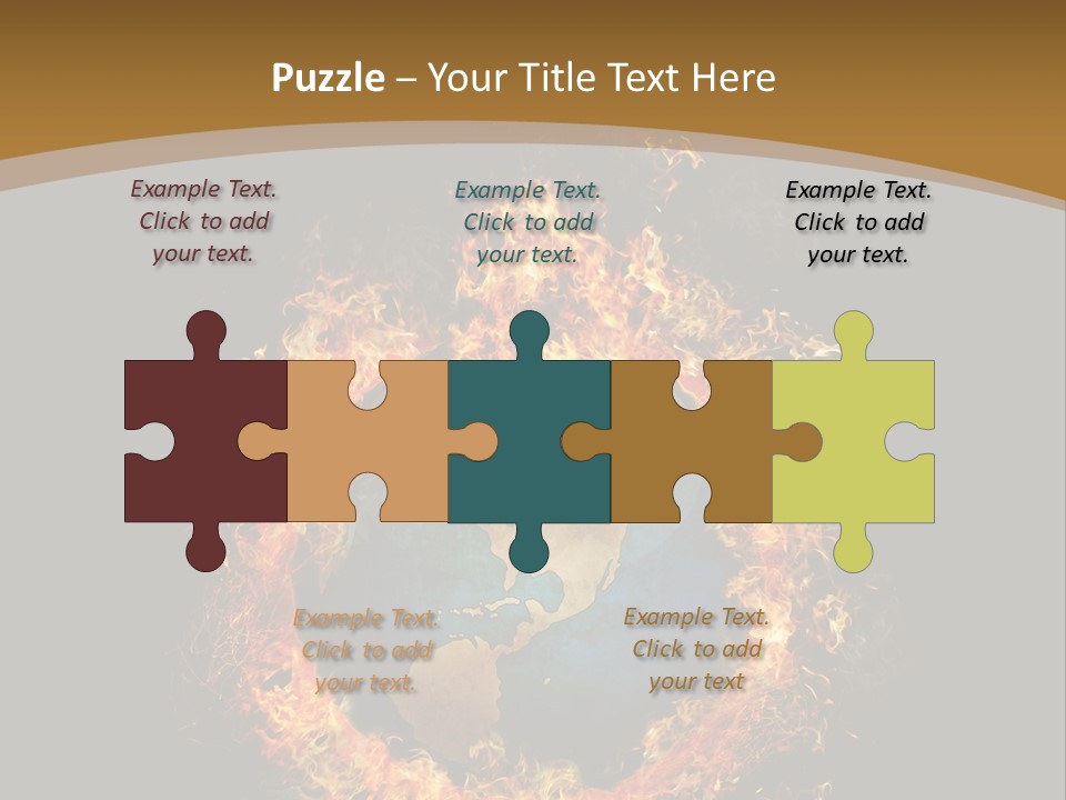 Stomach Happy Lost PowerPoint Template