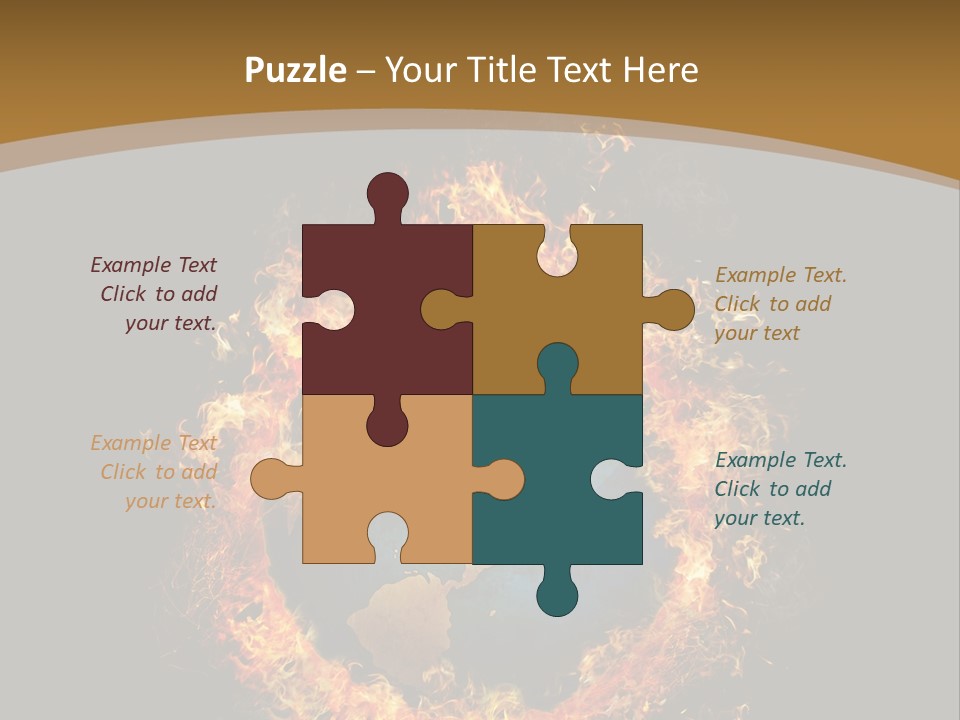 Stomach Happy Lost PowerPoint Template