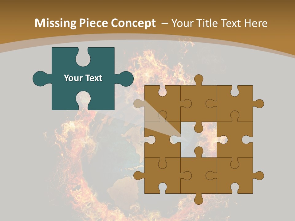 Stomach Happy Lost PowerPoint Template