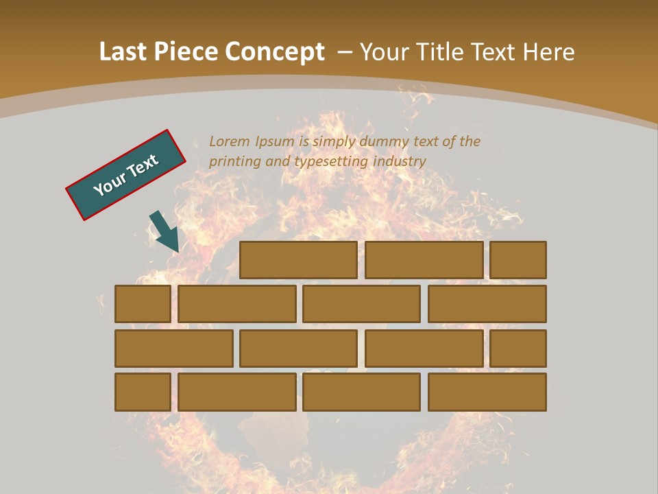 Stomach Happy Lost PowerPoint Template