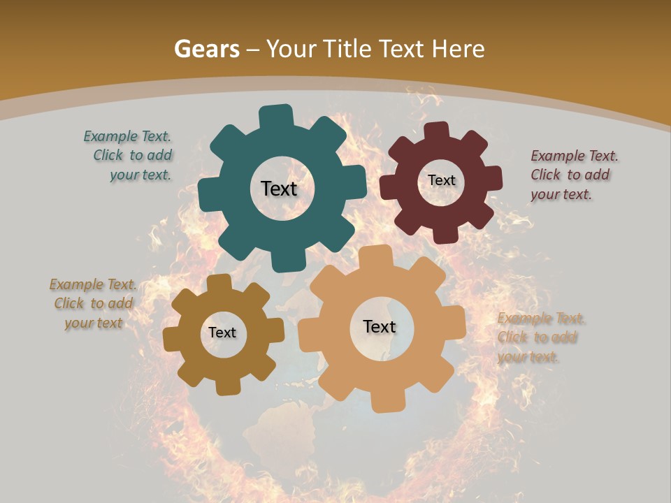 Stomach Happy Lost PowerPoint Template