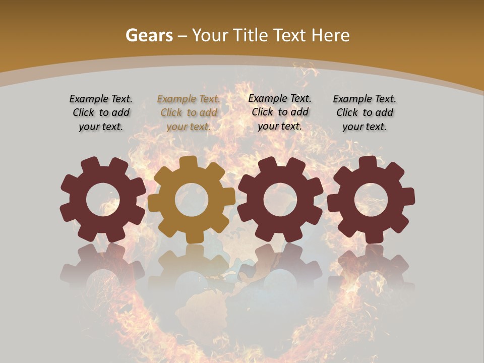 Stomach Happy Lost PowerPoint Template