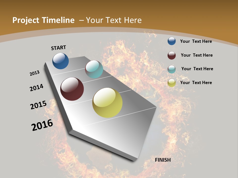 Stomach Happy Lost PowerPoint Template