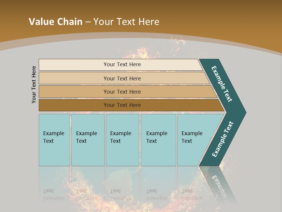 Stomach Happy Lost PowerPoint Template