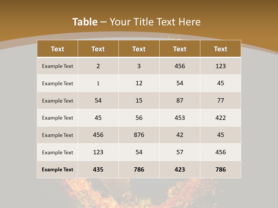 Stomach Happy Lost PowerPoint Template