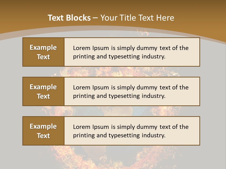 Stomach Happy Lost PowerPoint Template