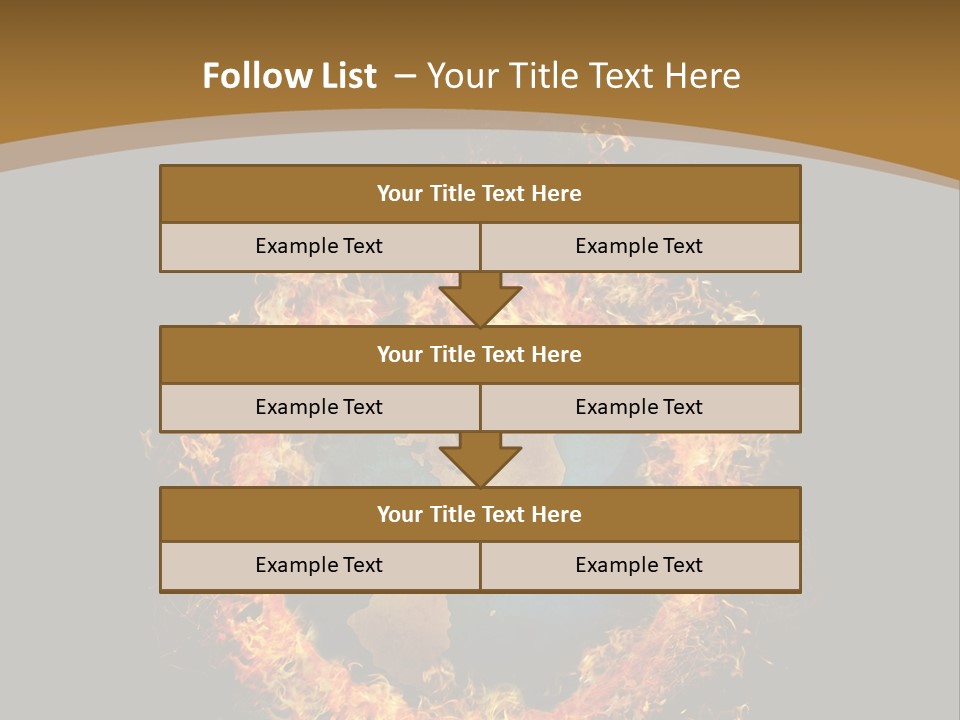 Stomach Happy Lost PowerPoint Template