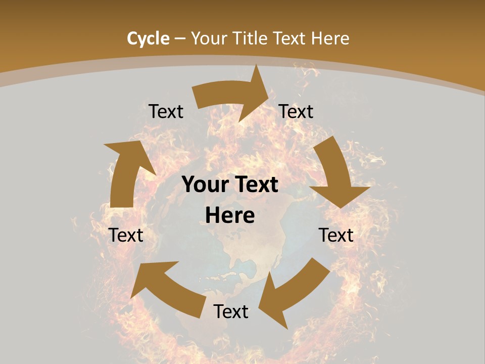 Stomach Happy Lost PowerPoint Template