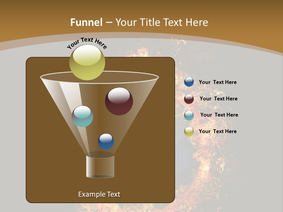 Stomach Happy Lost PowerPoint Template