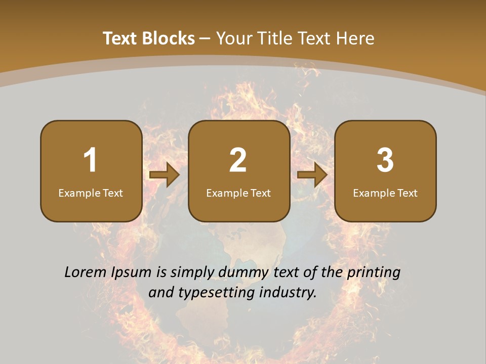Stomach Happy Lost PowerPoint Template