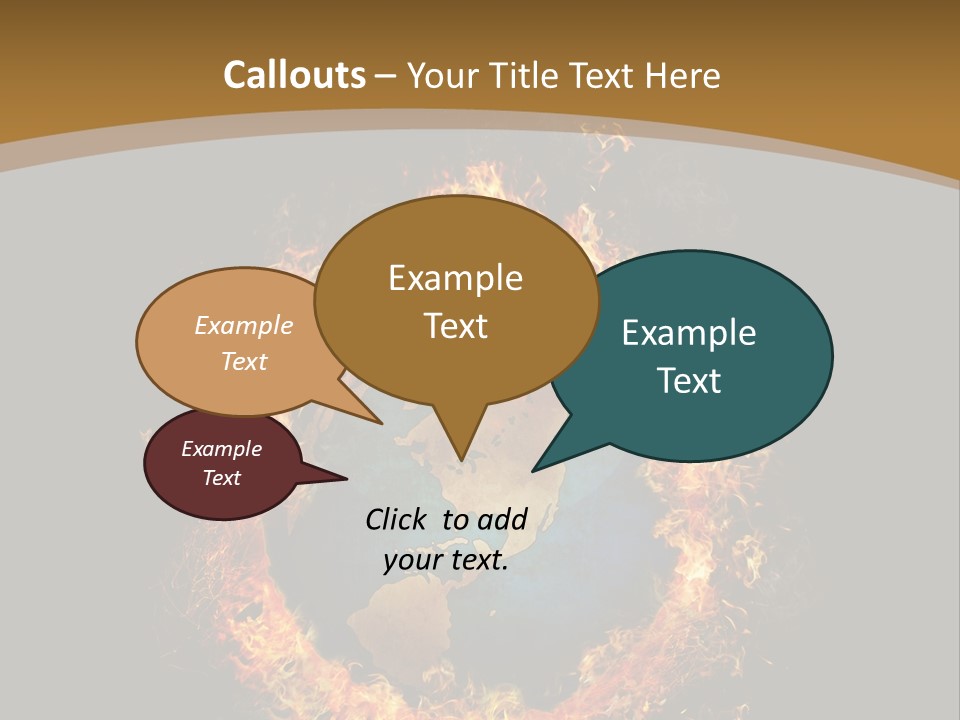 Stomach Happy Lost PowerPoint Template
