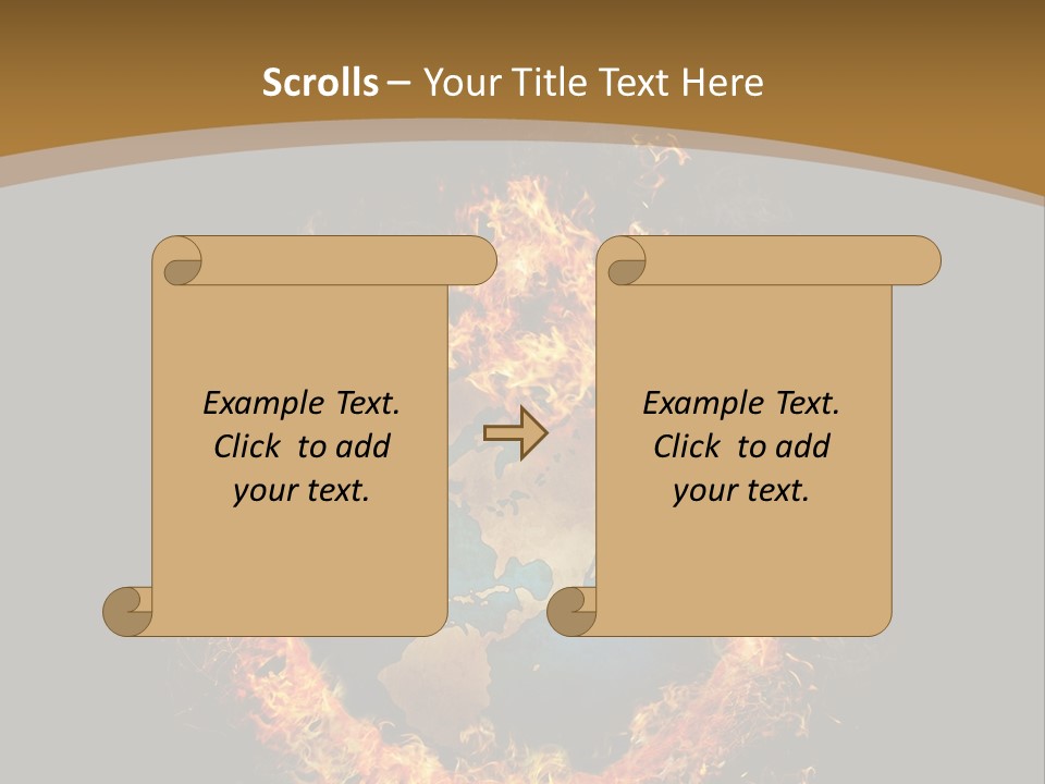 Stomach Happy Lost PowerPoint Template