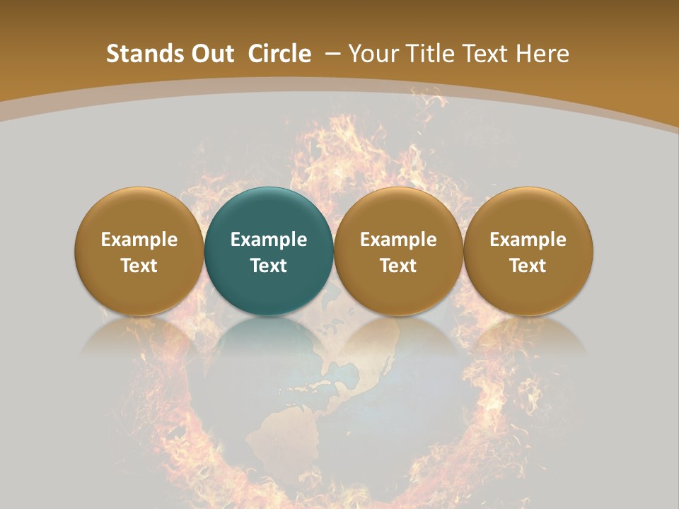 Stomach Happy Lost PowerPoint Template