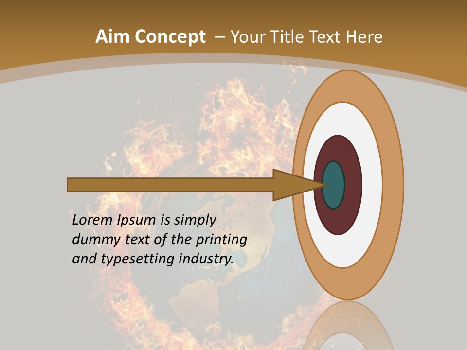 Stomach Happy Lost PowerPoint Template