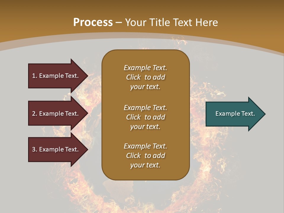 Stomach Happy Lost PowerPoint Template