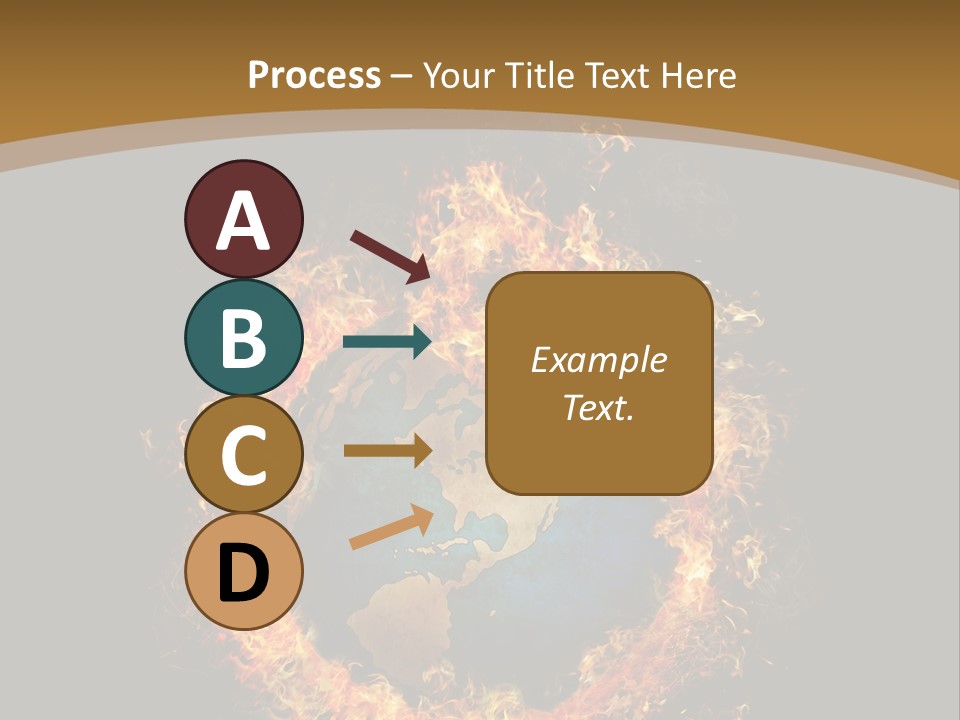Stomach Happy Lost PowerPoint Template