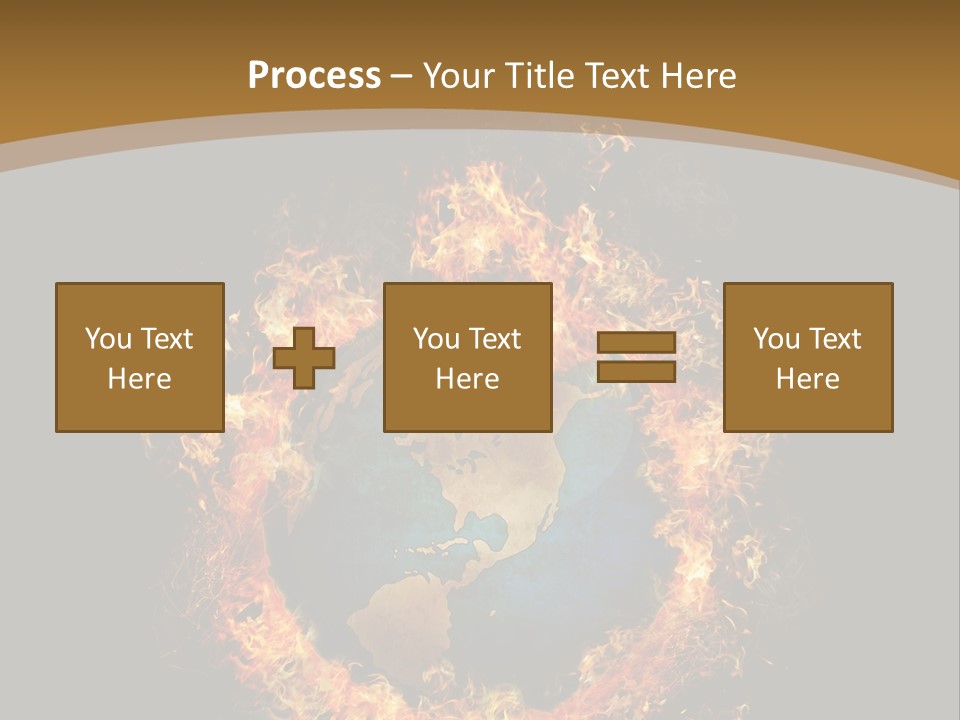 Stomach Happy Lost PowerPoint Template