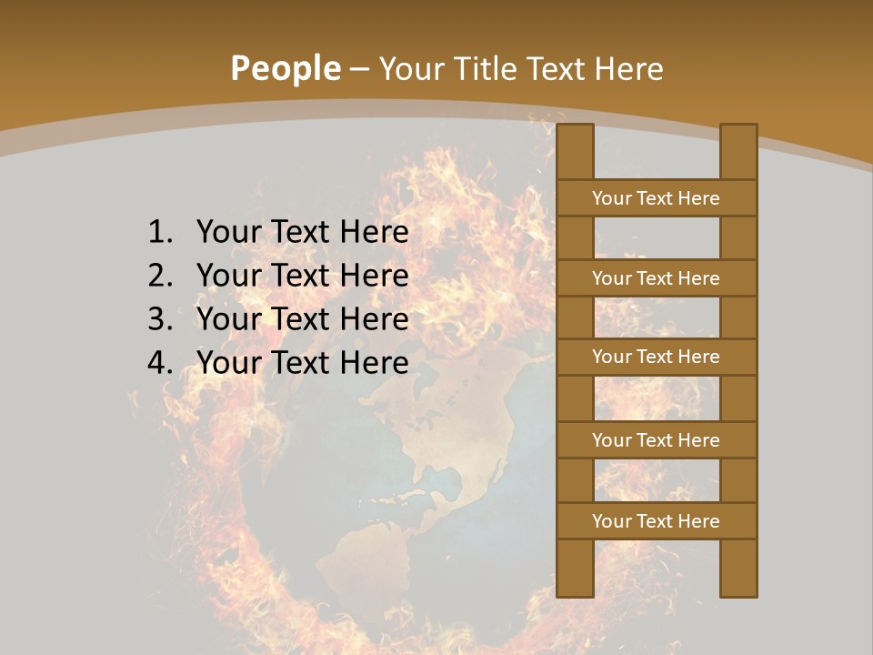 Stomach Happy Lost PowerPoint Template