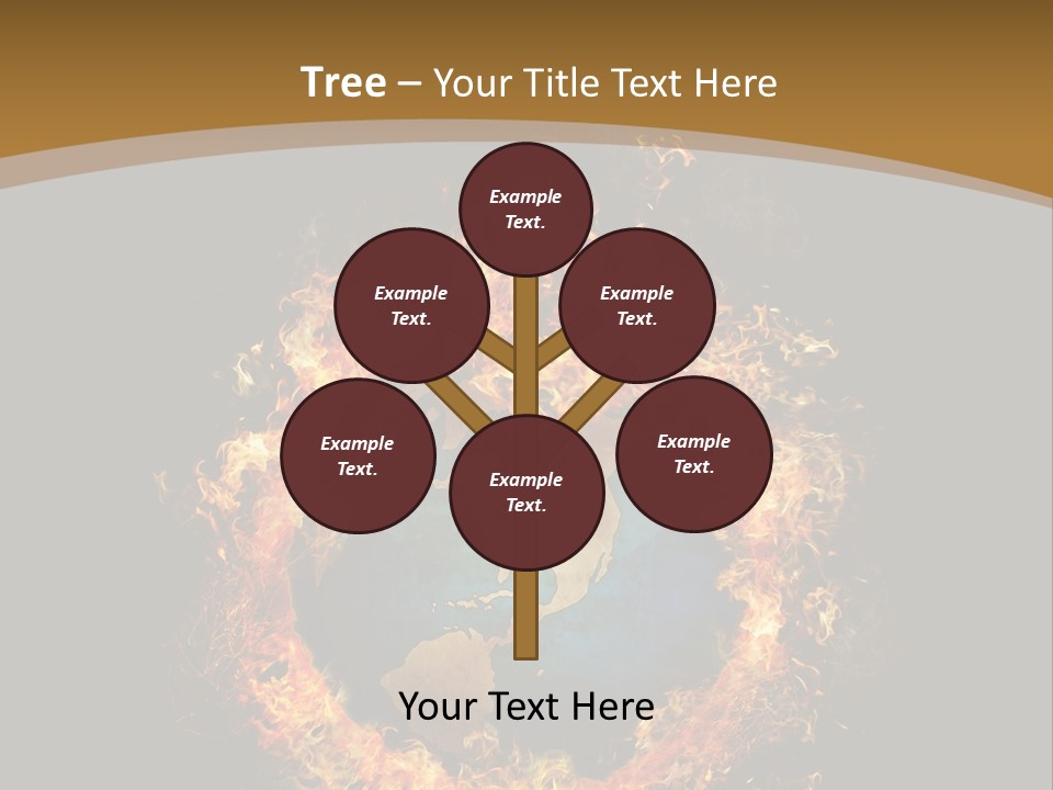 Stomach Happy Lost PowerPoint Template