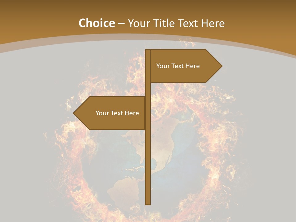 Stomach Happy Lost PowerPoint Template