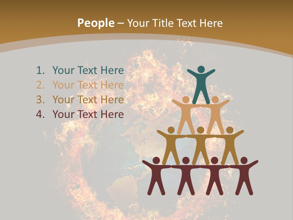 Stomach Happy Lost PowerPoint Template