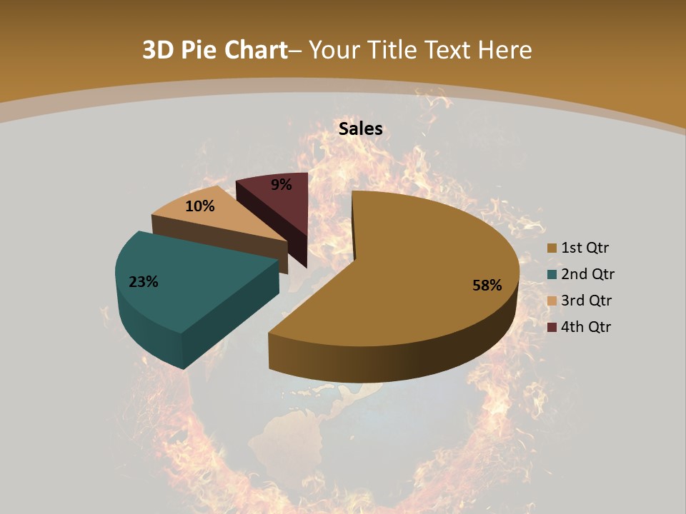 Stomach Happy Lost PowerPoint Template