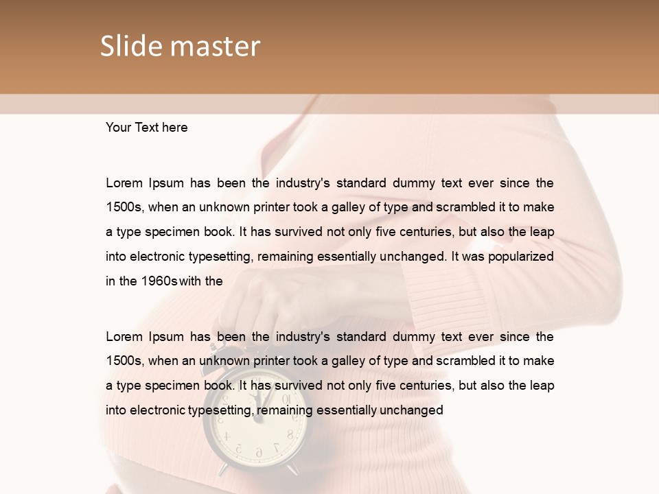 Care Birth Abdomen PowerPoint Template