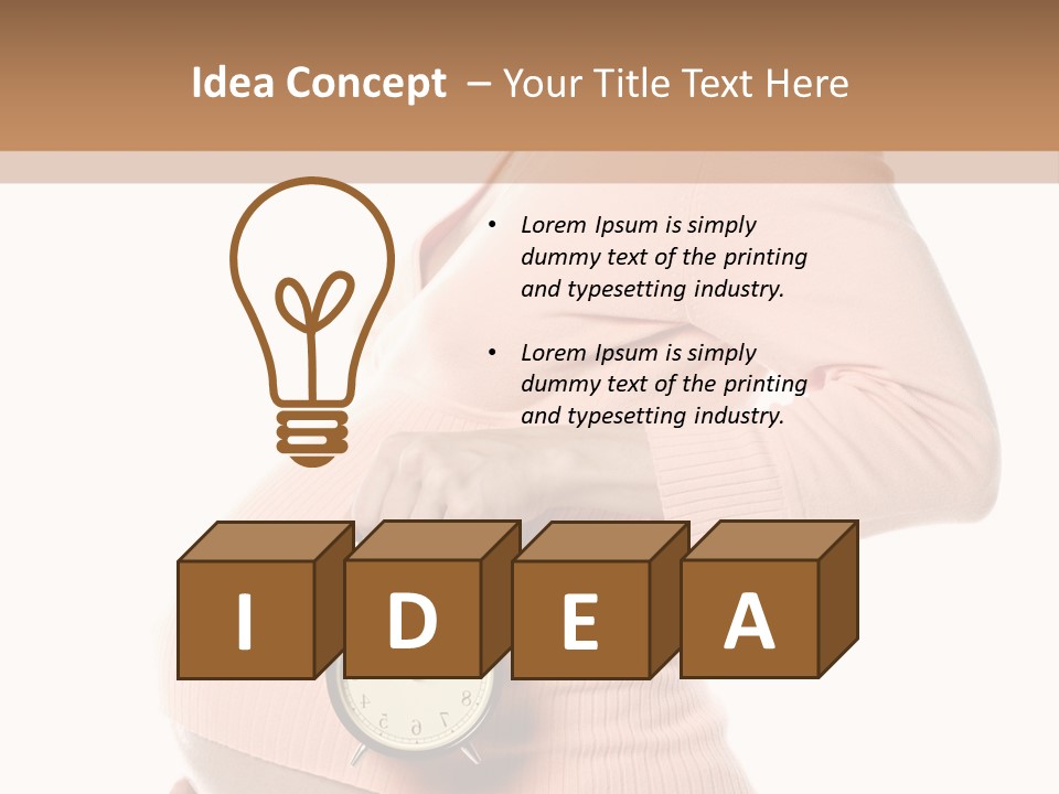 Care Birth Abdomen PowerPoint Template