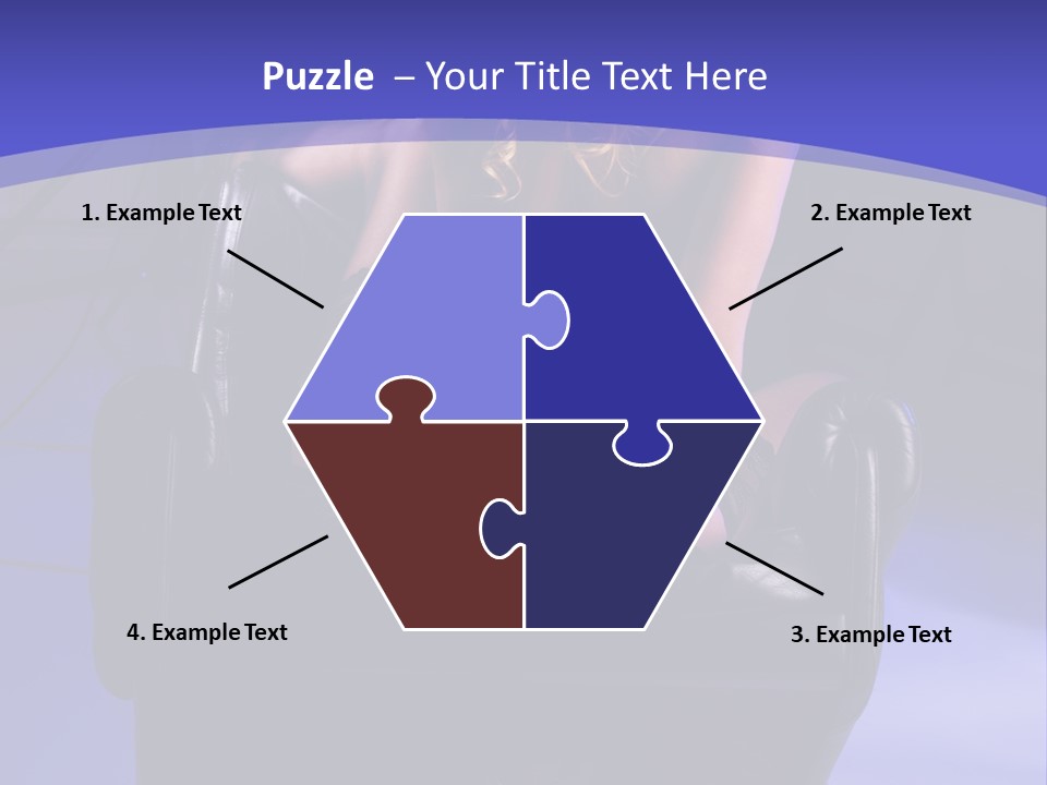 A Naked Woman Sitting In A Chair In Front Of A Camera PowerPoint Template