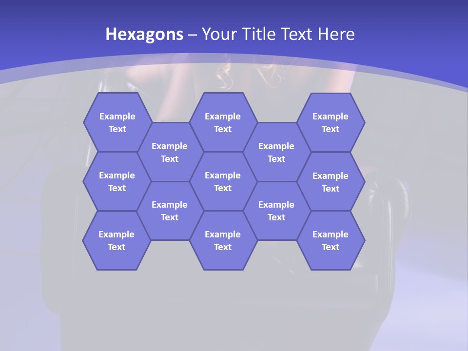 A Naked Woman Sitting In A Chair In Front Of A Camera PowerPoint Template